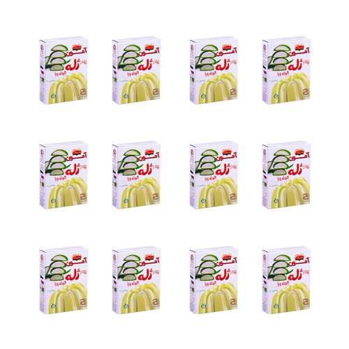 پودر ژله آلوئه ورا آمون - 100 گرم بسته 12 عددی