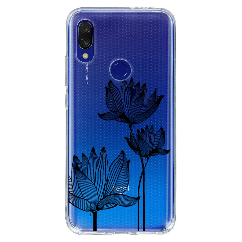 کاور مگافون طرح گل مدل C47-B مناسب برای گوشی موبایل شیائومی Redmi 7