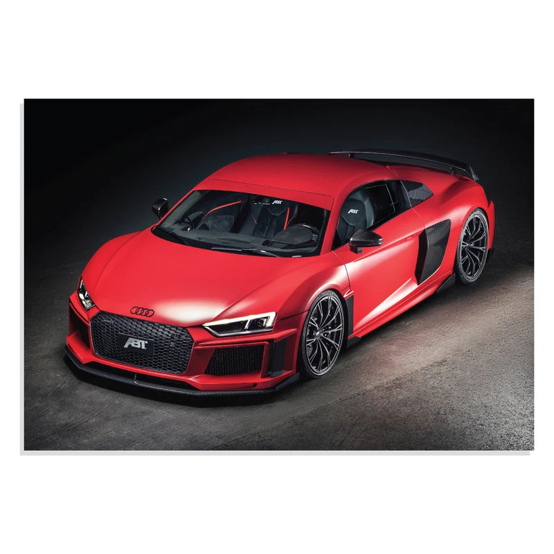 پوستر طرح ماشین آيودی 2017 آر 8 - Audi R8 ABT 2017 مدل NV0619