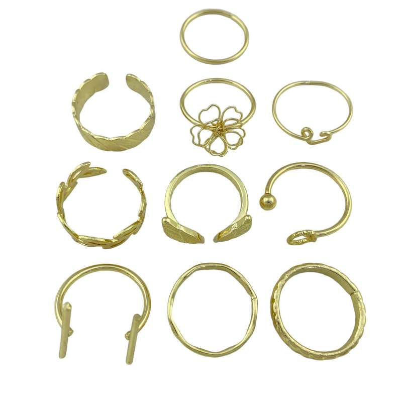 انگشتر زنانه مدل R4277 مجموعه 10 عددی انگشتر زنانه مدل R4277 مجموعه 10 عددی