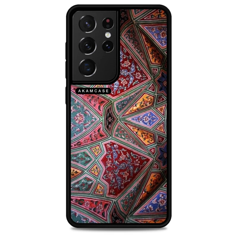 کاور آکام مدل AMC-WSGS21U-MOSAIC-10 مناسب برای گوشی موبایل سامسونگ Galaxy S21 Ultra