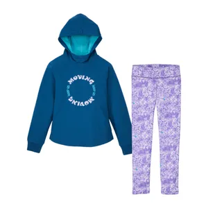 ست هودی و شلوار ورزشی دخترانه ال اند دی مدل Tak2024