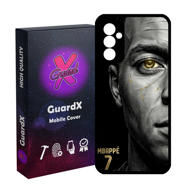 کاور گارد ایکس طرح کیلیان امباپه مدل 10959 مناسب برای گوشی موبایل سامسونگ Galaxy A55 / A55 5G
