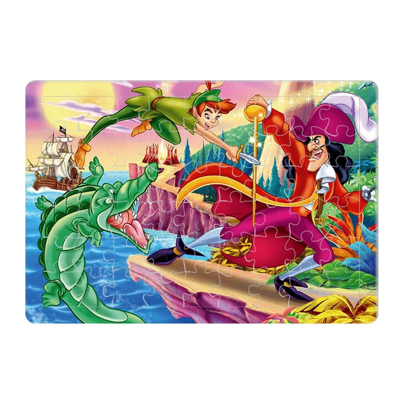 پازل 54 تکه هومرو طرح انیمیشن پیتر پن مدل PL177