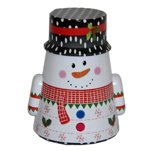 جعبه هدیه مدل کریسمس طرح آدم برفی کد 3