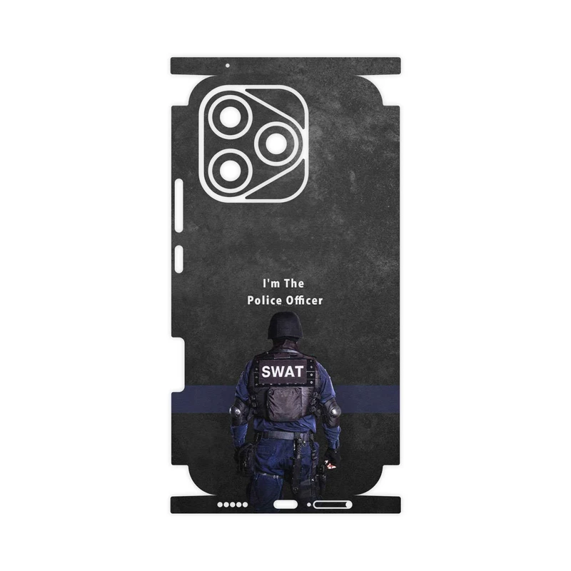 برچسب پوششی ماهوت مدل Police Officer-FullSkin مناسب برای گوشی موبایل آنر 400 Lite