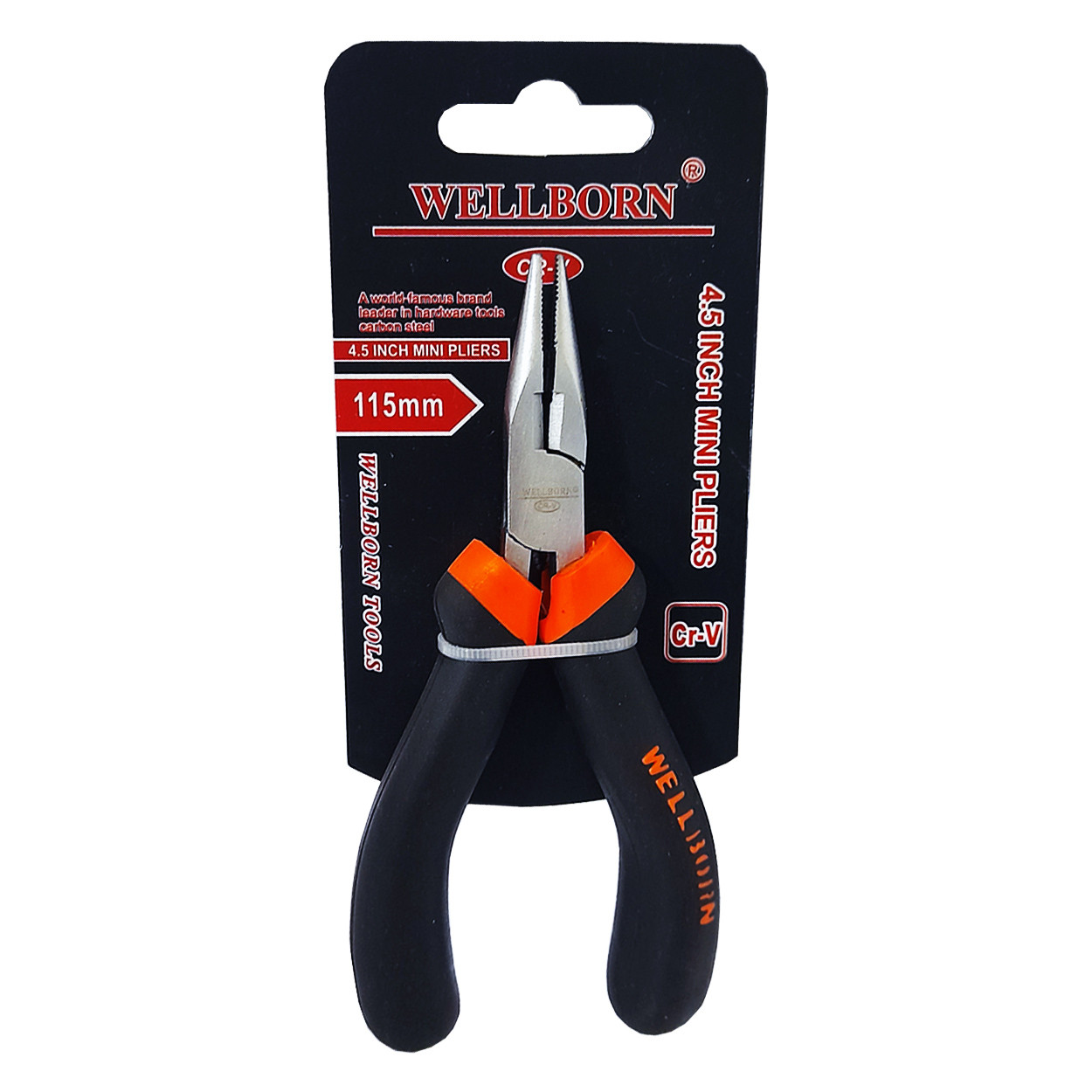 انبر دم باریک ولبرن مدل AT - 15 سایز115 میلی متر