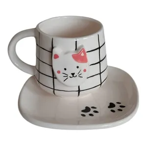 ست ماگ و زیرماگی سرامیکی مدل پیشی