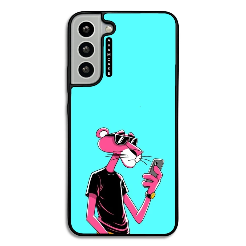 کاور آکام مدل AMC-WSGS22P-PINK PANTHER1 مناسب برای گوشی موبایل سامسونگ Galaxy S22 Plus