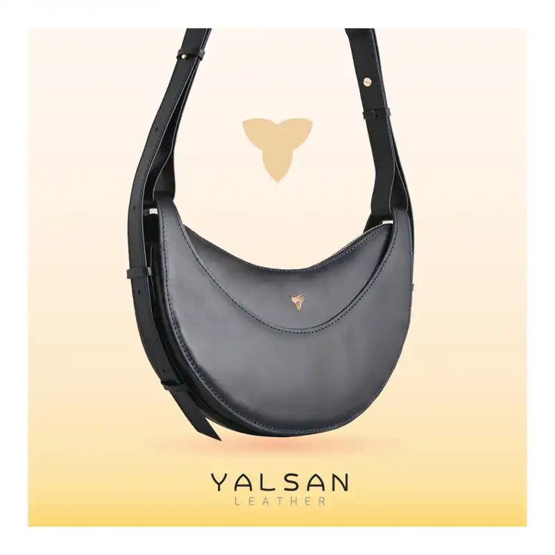 کیف دوشی زنانه چرم یلسان مدل دلارا کد DLRA-078-GP4