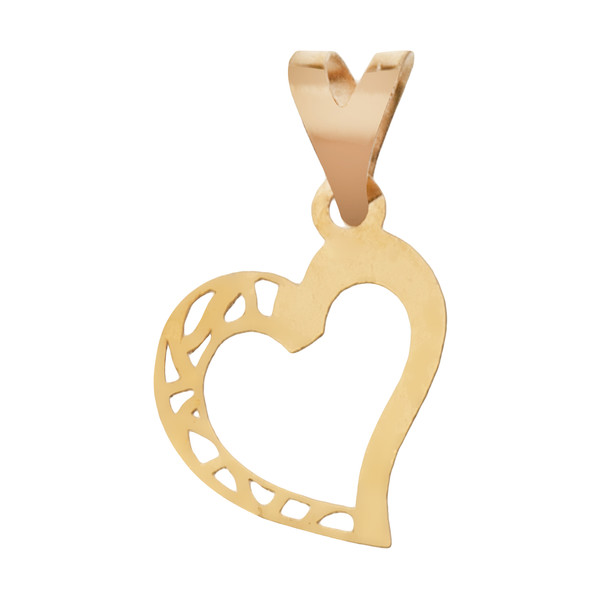 آویز گردنبند طلا 18 عیار زنانه مایا ماهک مدل MM1495 طرح قلب