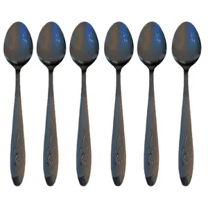 قاشق چای خوری مدل رزا مجموعه 6 عددی