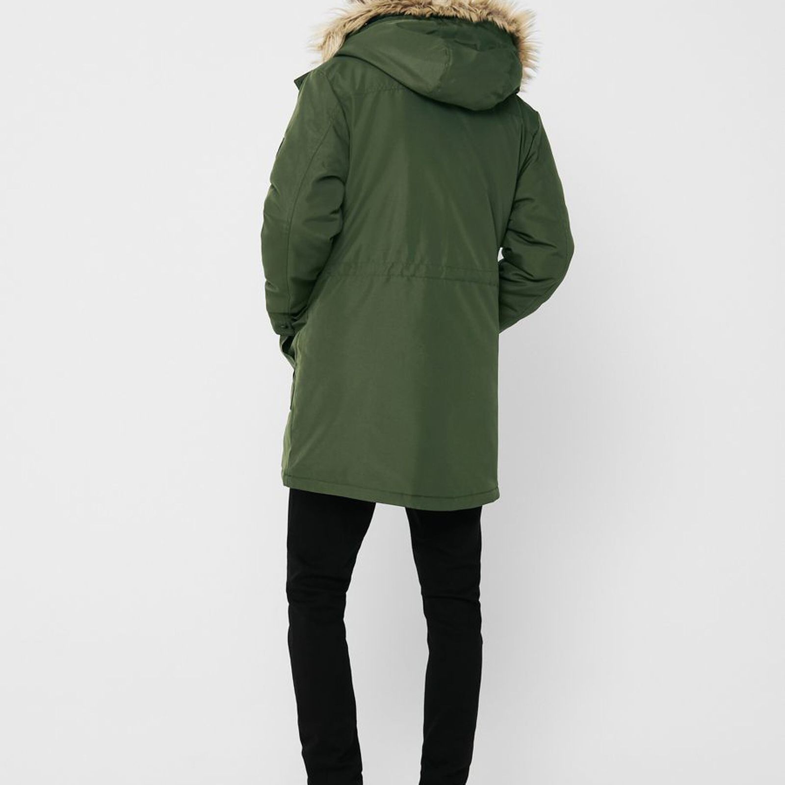 کاپشن مردانه اونلی اند سانز مدل LONG PARKA 002 -  - 5