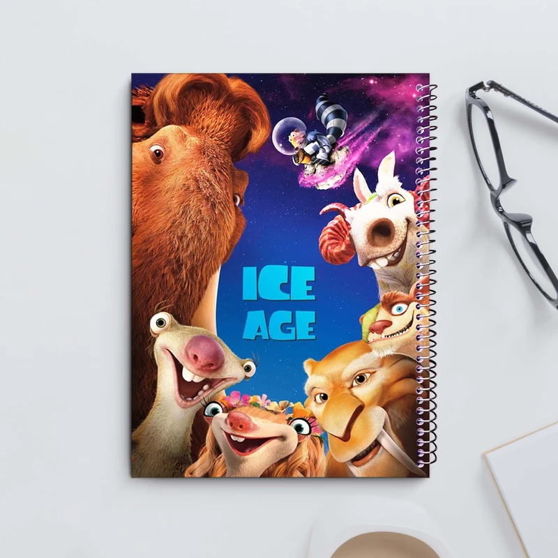 دفتر مشق 80 برگ اورین طرح عصر یخبندان