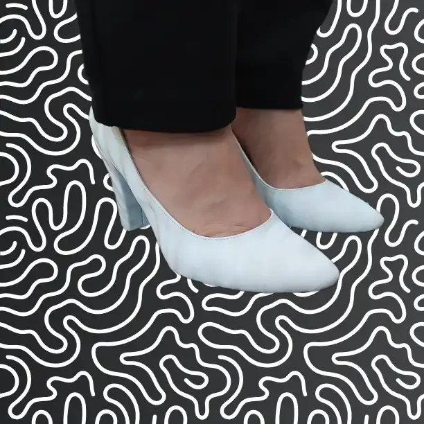 کفش زنانه مدل برنا کد 2008 رنگ سفید