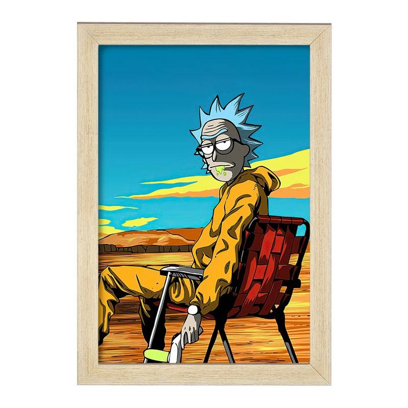 تابلو خندالو مدل انیمیشن ریک و مورتی Rick and Mort کد 26383