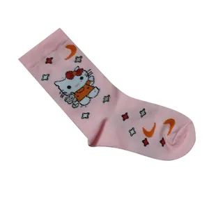 جوراب دخترانه طرح کیتی کد 103