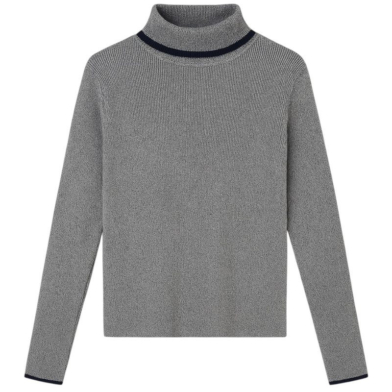 پلیور یقه ایستاده زنانه کد 2337