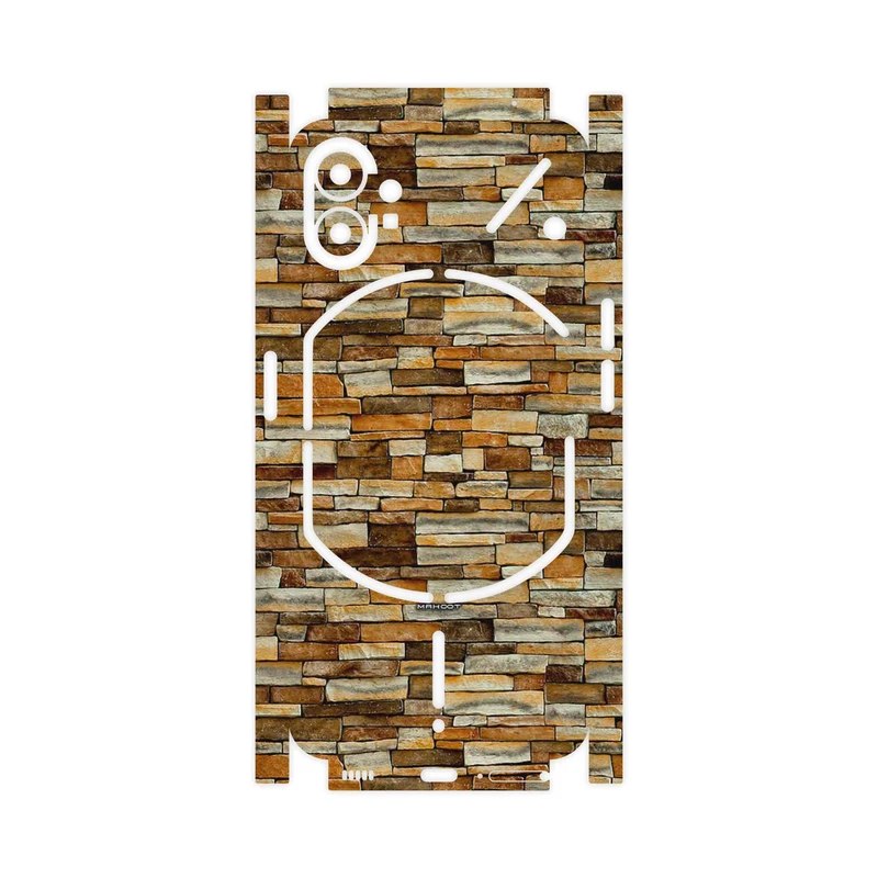 برچسب پوششی ماهوت مدل brickwall-FullSkin مناسب برای گوشی موبایل ناتینگ Phone 1