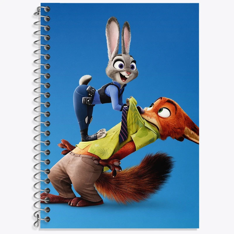 دفتر لغت 50 برگ خندالو طرح زوتوپیا (Zootopia) کد N2858