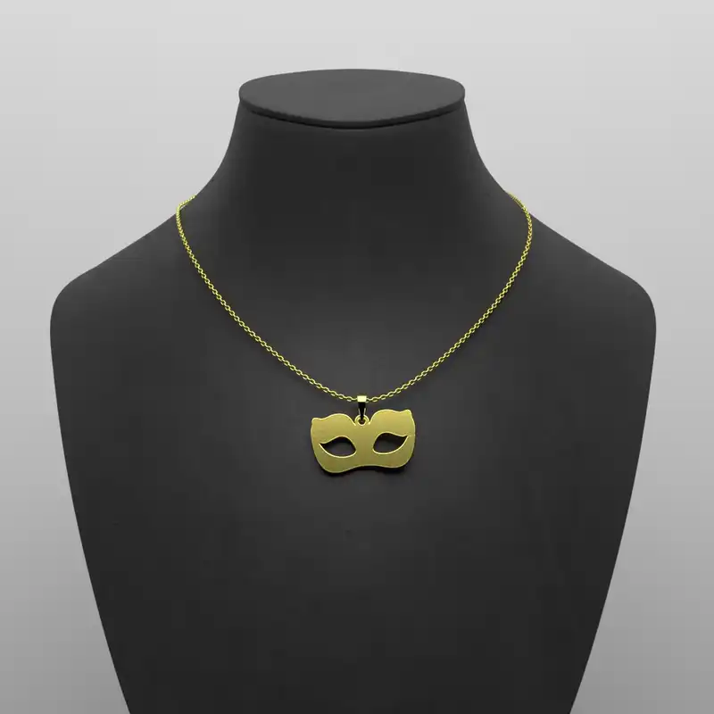 گردنبند طلا 18 عیار زنانه مدوپد مدل هالووین کد G3-1-1009