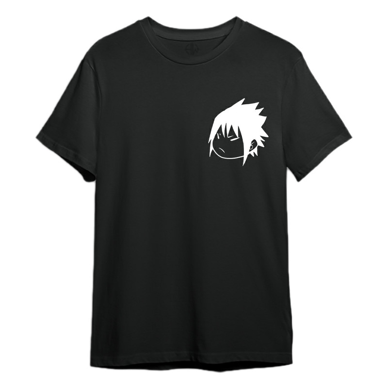 تی شرت آستین کوتاه مردانه مدل Sasuke کد M29 رنگ مشکی
