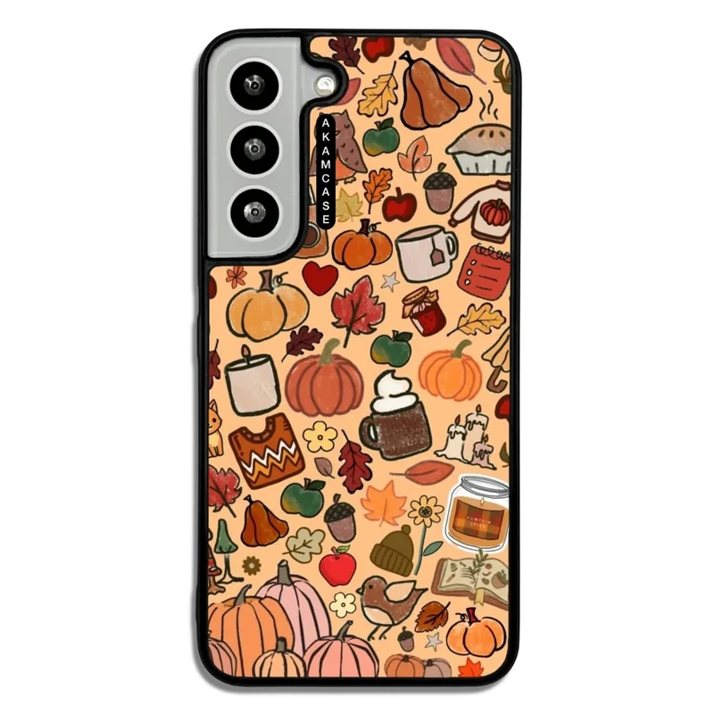 کاور آکام مدل AMC-WSGS22-PUMPKIN-13 مناسب برای گوشی موبایل سامسونگ Galaxy S22