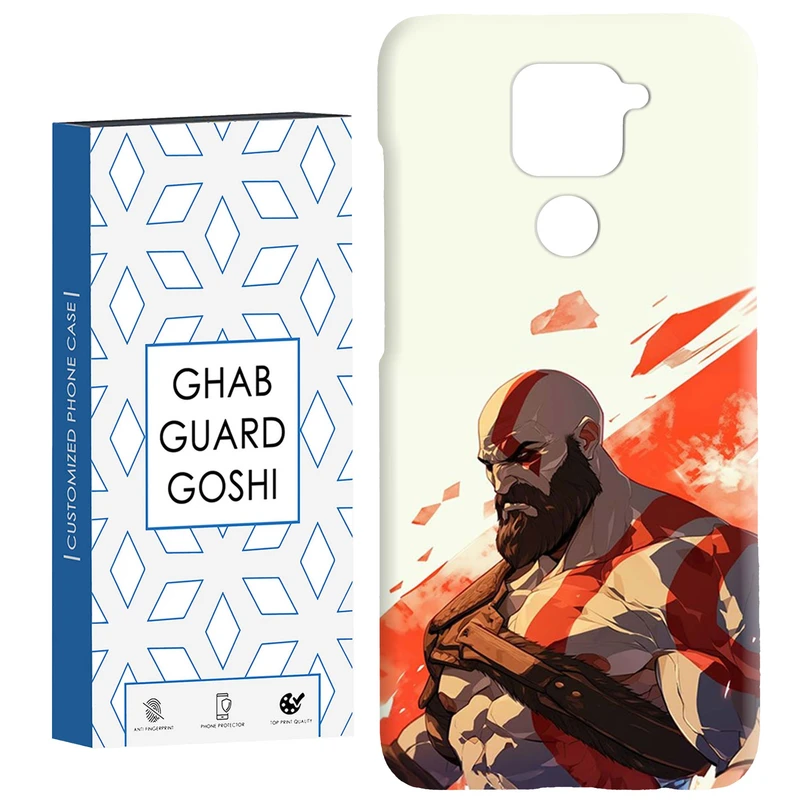 کاور قاب گارد گوشی طرح خدای جنگ کد Dimo-470 مناسب برای گوشی موبایل شیائومی Redmi Note 9 