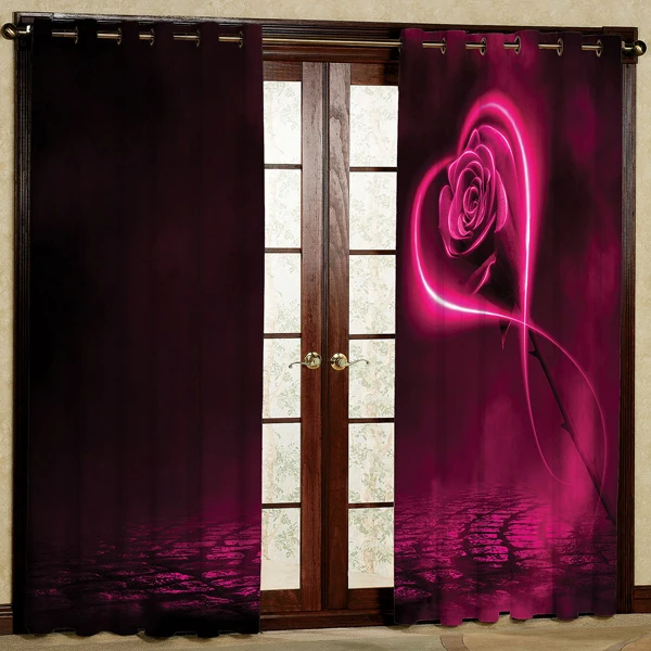 پرده مدل مخمل پانچی کد 6887 سایز 280x140 سانتی متر