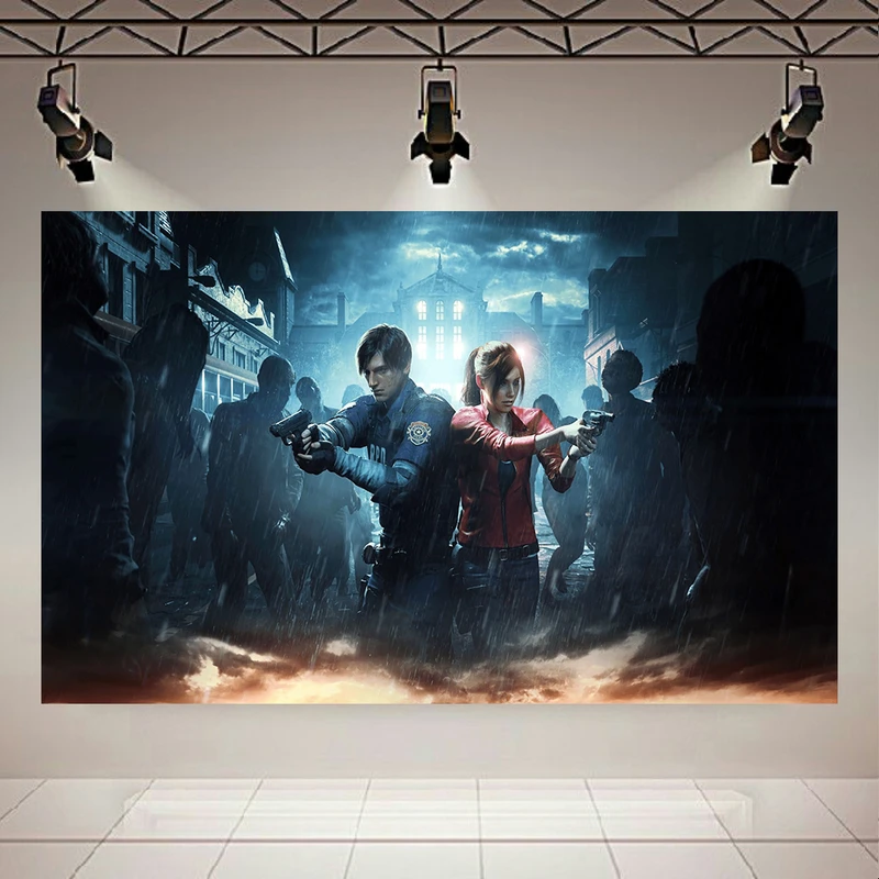 پوستر طرح گیم مدل Resident Evil کد AR22360