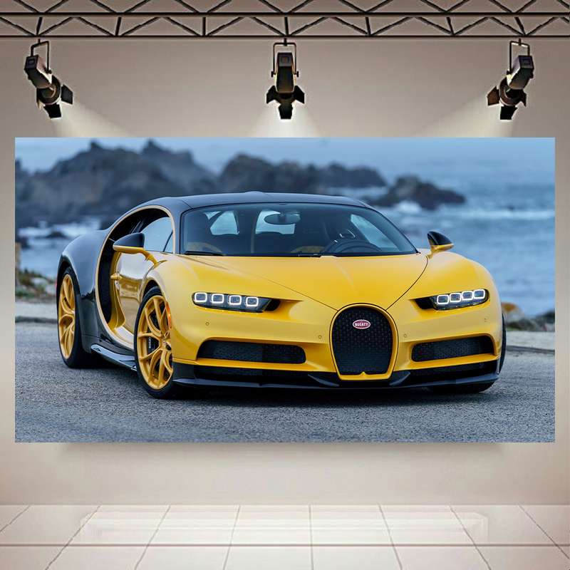 پوستر طرح ماشین مدل بوگاتی Chiron کد AR13160