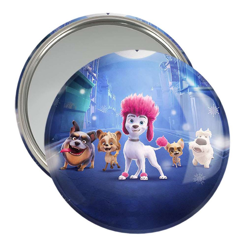 آینه جیبی خندالو طرح صد درصد گرگ Wolf 100%  کد 4808