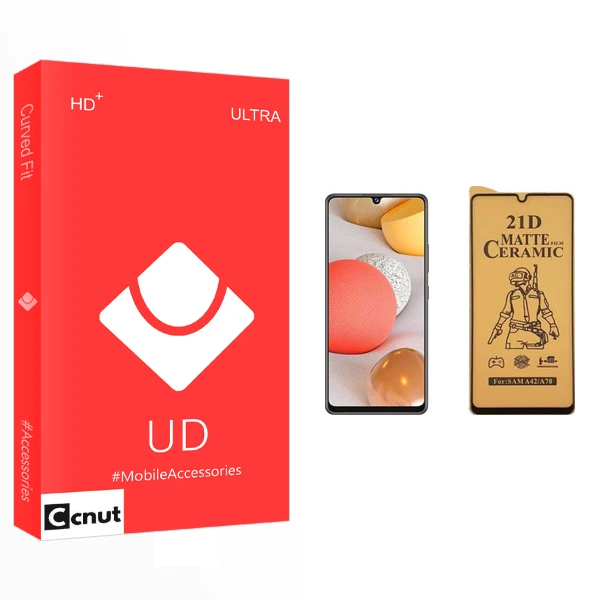محافظ صفحه نمایش سرامیکی کوکونات مدل UD Glass مناسب برای گوشی موبایل سامسونگ Galaxy A42