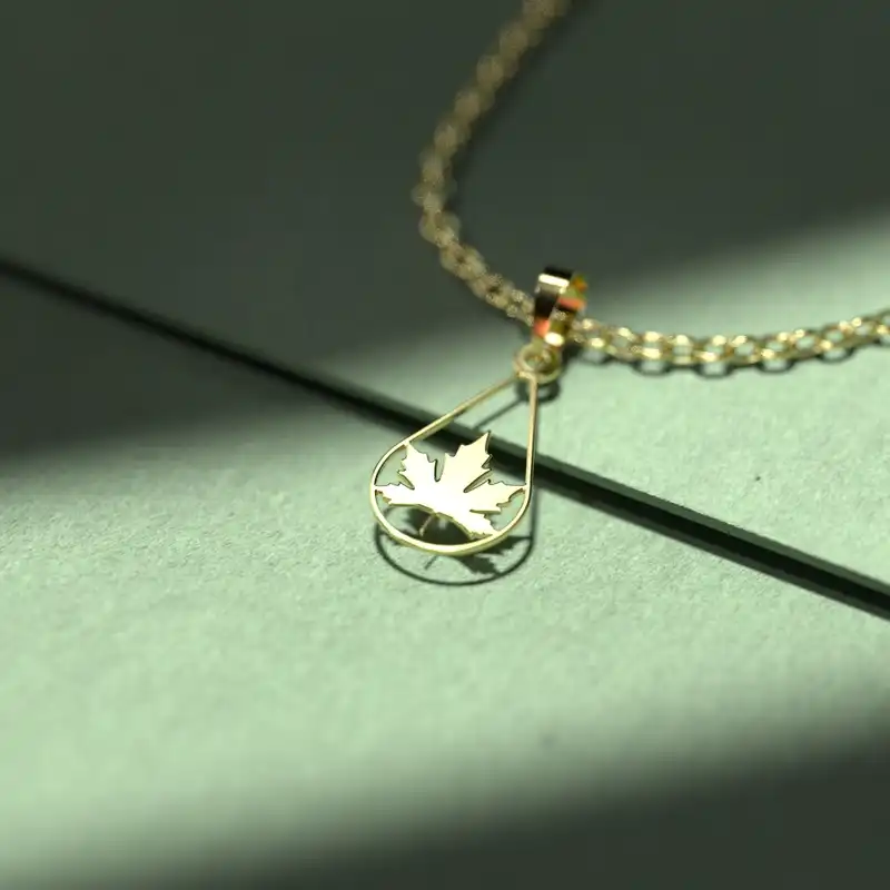 گردنبند طلا 18 عیار زنانه مدوپد مدل کدو هالووین کد CA10319