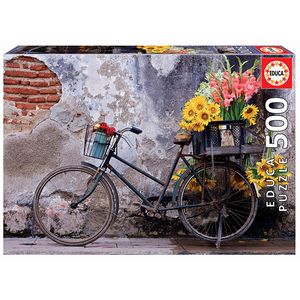 نقد و بررسی پازل 500 تکه ادوکا مدل دوچرخه و گل ها توسط خریداران