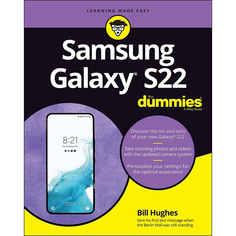 کتاب Samsung Galaxy S22 For Dummies اثر Bill Hughes انتشارات For Dummies
