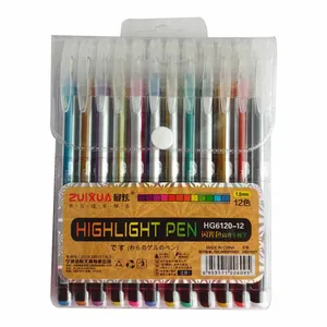 خودکار ژیخوآ مدل هایلایتر اکلیلی کد 25 بسته 12 عددی