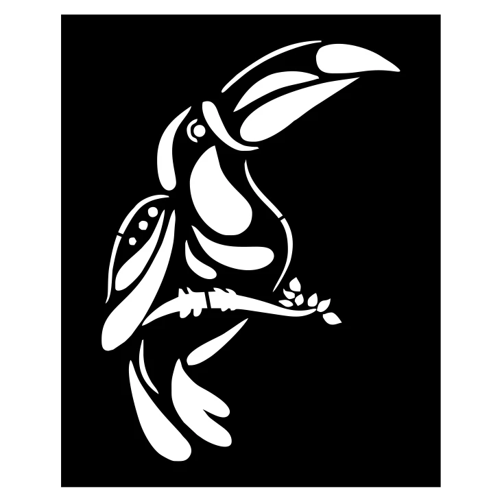 شابلون مدل طوطی کد SP749-2