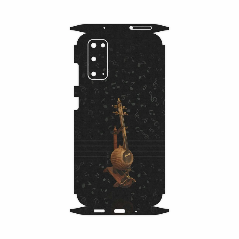 برچسب پوششی ماهوت مدل Persian Fiddle Instrument-FullSkin مناسب برای گوشی موبایل سامسونگ Galaxy S20