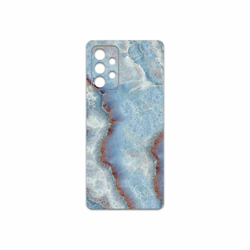 برچسب پوششی ماهوت مدل Blue-Ocean-Marble مناسب برای گوشی موبایل سامسونگ Galaxy A52s 5G