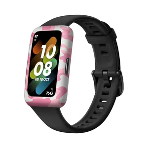 برچسب ماهوت طرح Army_Pink مناسب برای ساعت هوشمند هوآوی Band 7