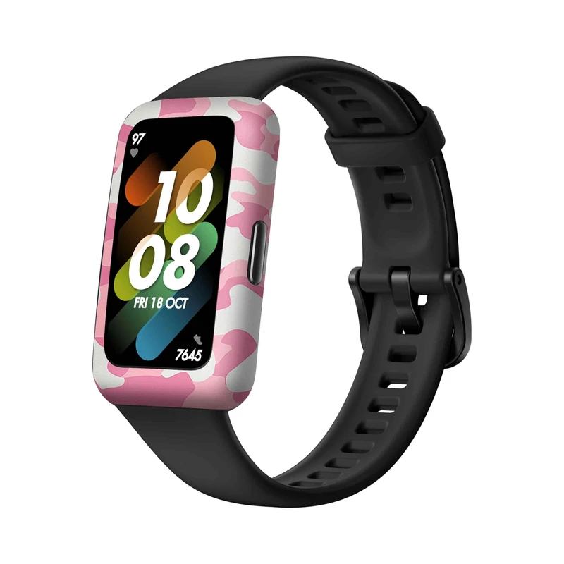 برچسب ماهوت طرح Army_Pink مناسب برای ساعت هوشمند هوآوی Band 7