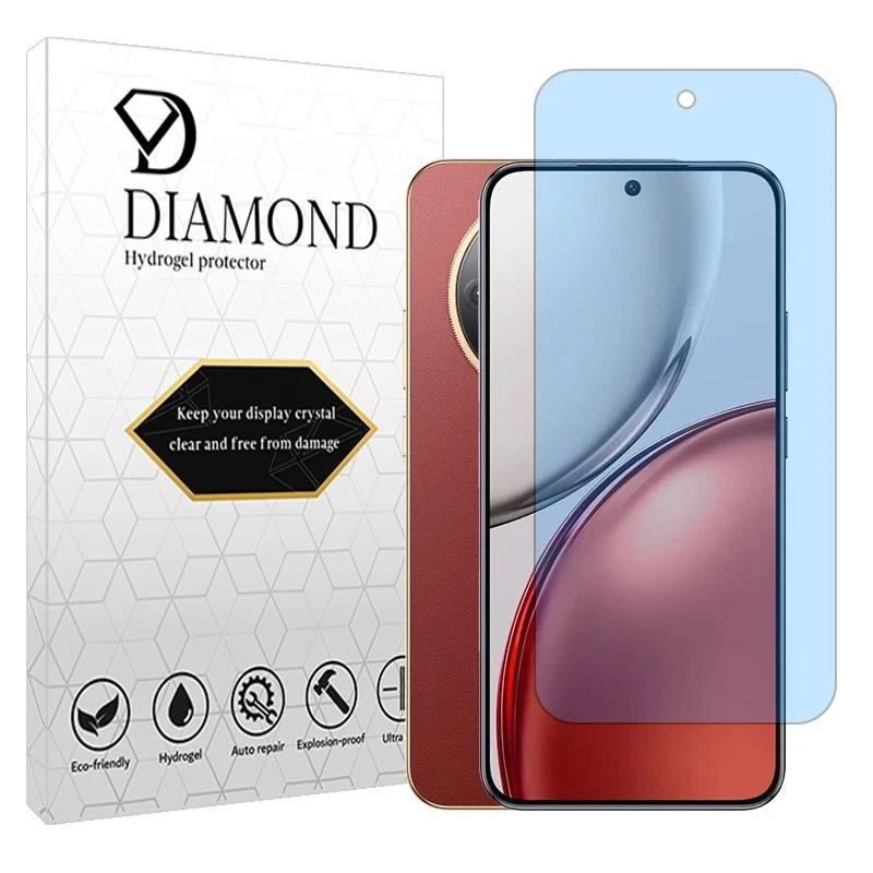 محافظ صفحه نمایش آنتی بلو دیاموند مدل هیدروژلی مناسب برای گوشی موبایل آنر X9d
