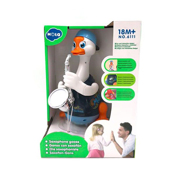 اسباب بازی هولا مدل غاز ساکسیفون زن کد 006 -  - 1