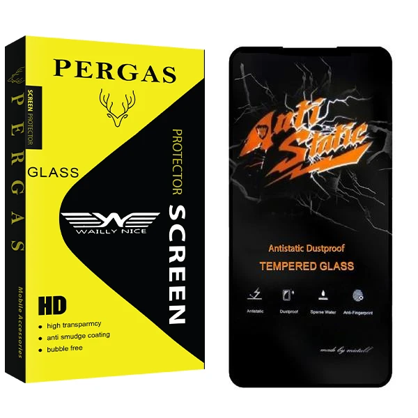 محافظ صفحه نمایش وایلی نایس مدل Pergas Anti Static مناسب برای گوشی موبایل شیائومی Redmi Note 12 5G