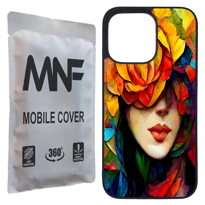 کاور ام ان اف طرح نقاشی پرتره کد P-058 مناسب برای گوشی موبایل اپل iPhone 13 Pro