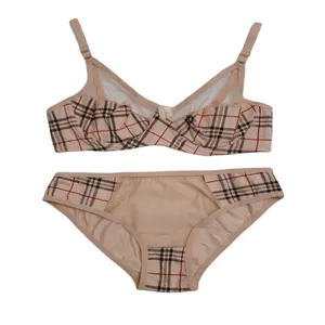 ست شورت وسوتین زنانه مدل چهار خونه