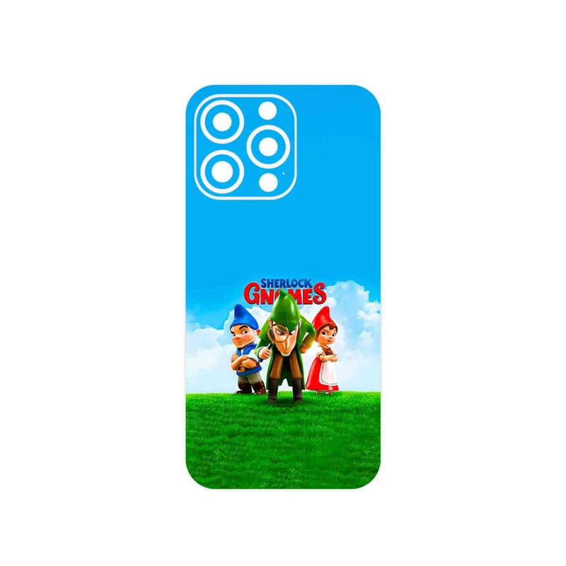 برچسب پوششی ماهوت مدل Sherlock Gnomes مناسب برای گوشی موبایل اپل iphone 13 Pro