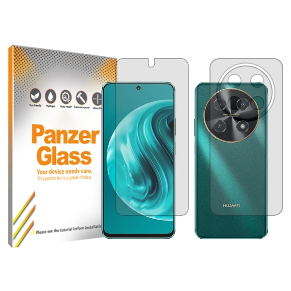 محافظ صفحه نمایش شفاف پنزر گلس مدل Resistant‌ مناسب برای گوشی موبایل هوآوی  Nova 12i به همراه محافظ پشت گوشی