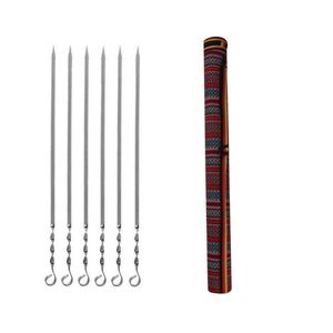 نقد و بررسی جای سیخ کد 66 به همراه 6 عدد سیخ جوجه کباب توسط خریداران